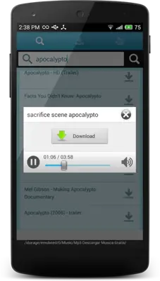 Télécharger Musique Mp3 android App screenshot 2